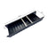 The Original Sluice black with two stainless steel rock bars 27.5" length 9.5"width 4" depth