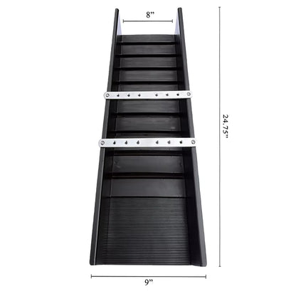 Dr. Sluice The Prospector Sluice - Drop Riffle Sluice Box 24.5 X 9 X 4 black
