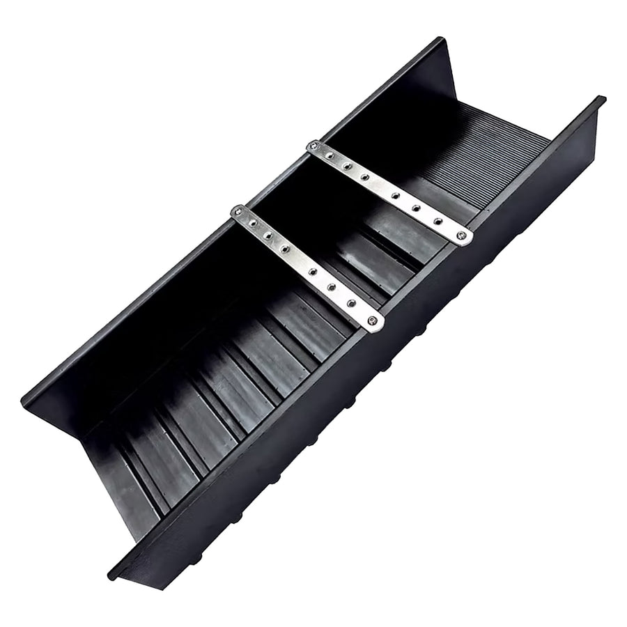 Dr. Sluice The Prospector Sluice - Drop Riffle Sluice Box  black