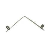 Dune Scoops stainless steel spring clip showing 2x2 inch dimensions and 3/8 inch peg