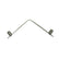Dune Scoops stainless steel spring clip showing 2x2 inch dimensions and 3/8 inch peg