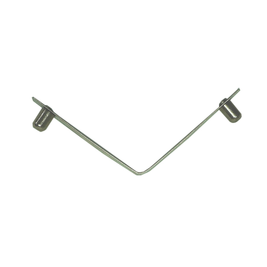 Close-up view of Dune Scoops spring clip mechanism and attachment peg