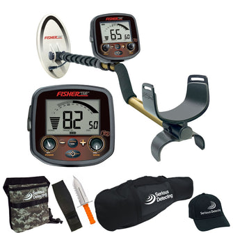Fisher F19 Coin & Relic Metal Detector Starter Package