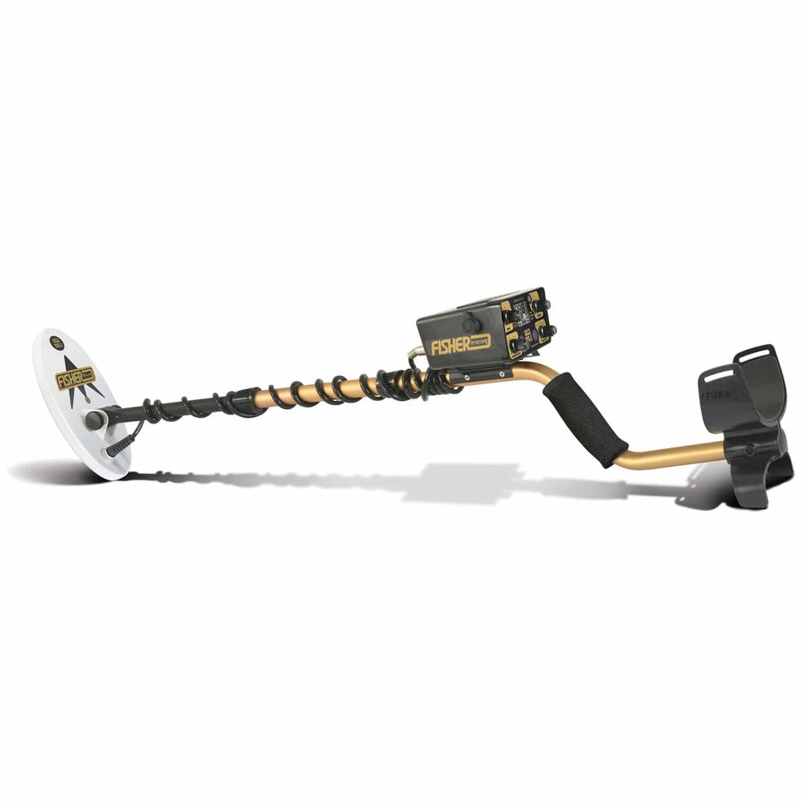 The Gold Bug 2 metal detector is shown fully assembled and ready to detect.