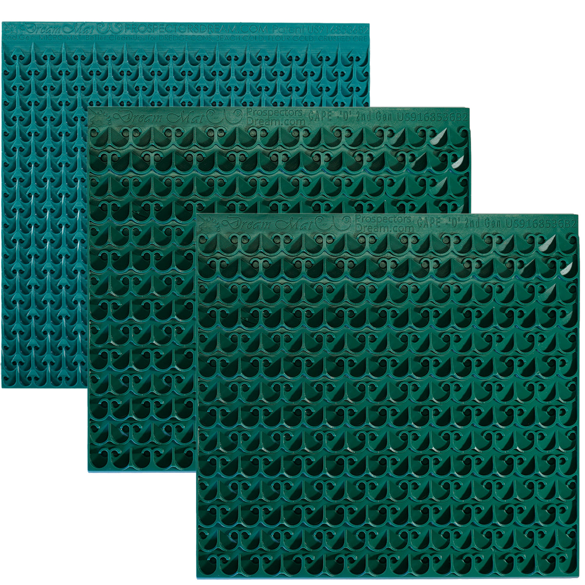 This configuration shows two Cape D Dream Mats and one Micro Dream Mat