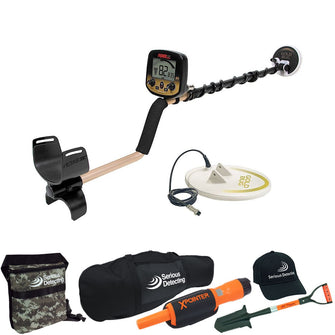 Fisher Gold Bug Pro Metal Detector Search Coil Combo Pro Package