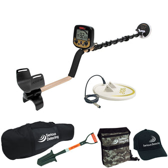 Fisher Gold Bug Pro Metal Detector Search Coil Combo Starter Package