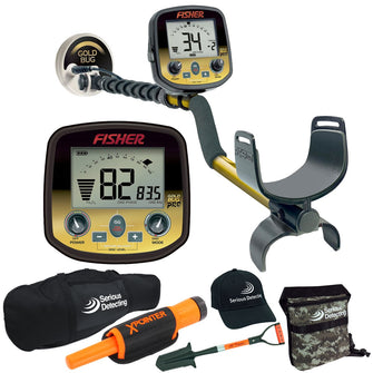 Fisher Gold Bug Pro Metal Detector with 5" DD Search Coil Pro Package