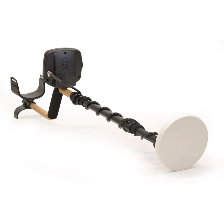 Gold bug Metal detector on a white background
