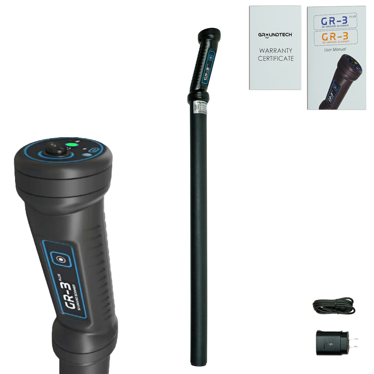 GR-3 Metal Detector and accessories