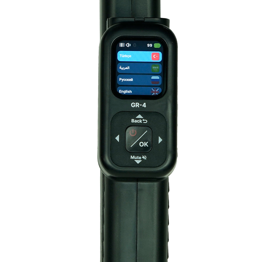 close up of GR-4  Ground Scanner screen