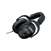 Black Garrett MS-2 headphones on a white background