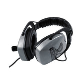 Pair of  Detector Pro Gray Ghost over-ear headphones with a visible brand logo on a white background