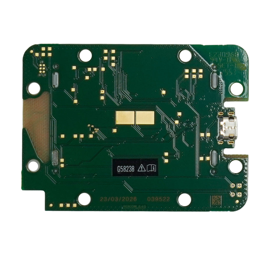 XP ICON Remote Control PCB Replacement with LCD back view