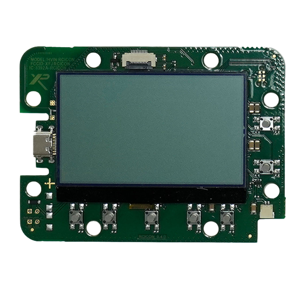 XP ICON Remote Control PCB Replacement with LCD front view