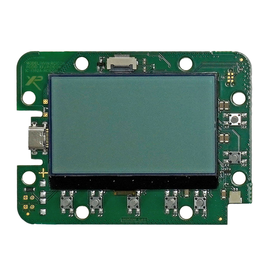 XP ICONX Remote Control PCB Replacement with LCD Screen front view