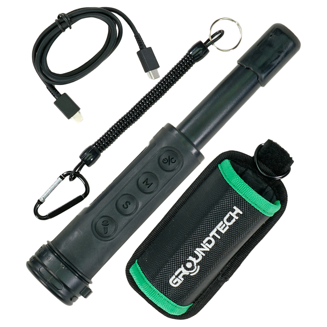 Groundtech IQ Pointer with holster, charger, and lanyard