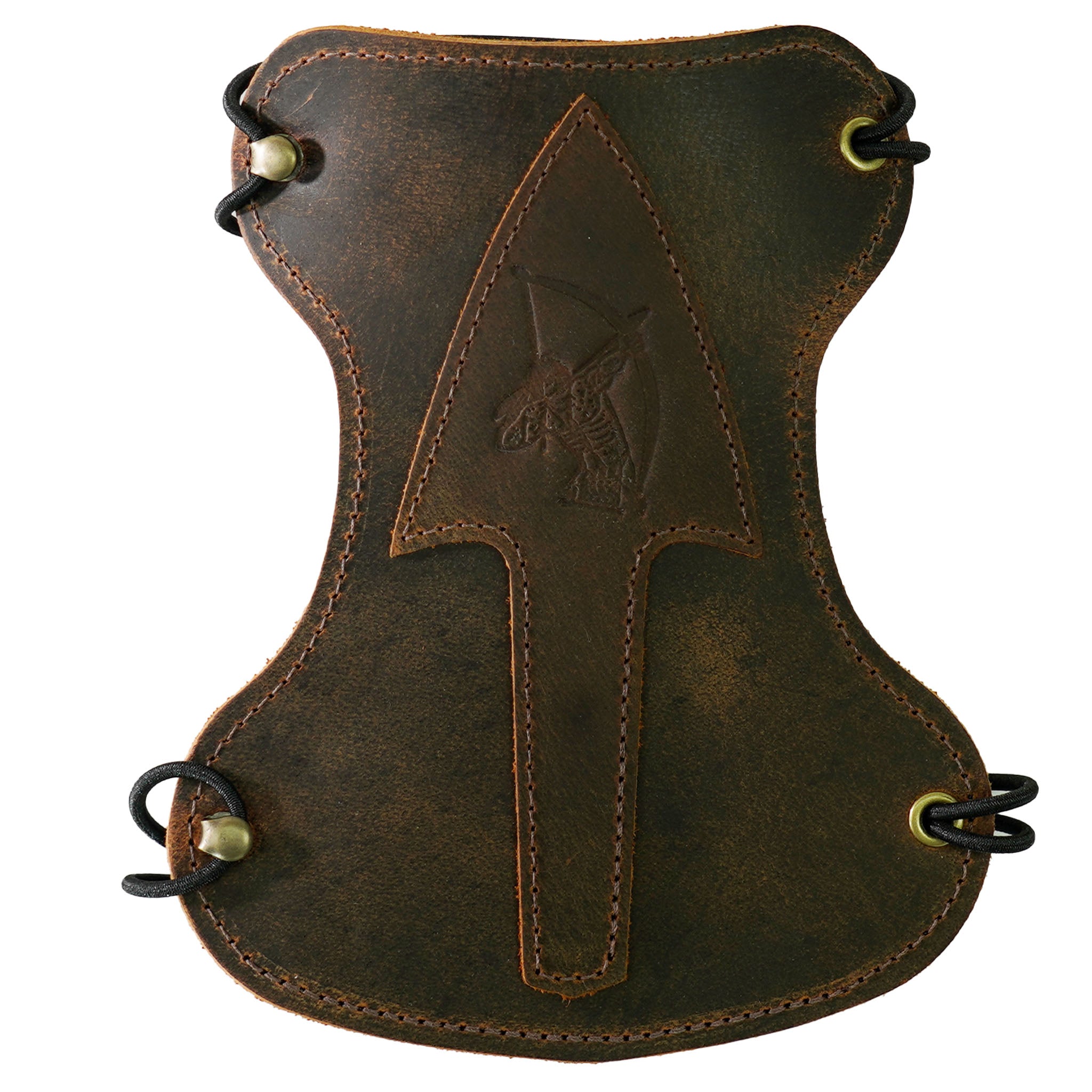 Serious Archery Arrowhead Armguard Brown Leather - Standard