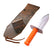 Brown leather sheath and Quest Diamond digger bundle for metal detecting