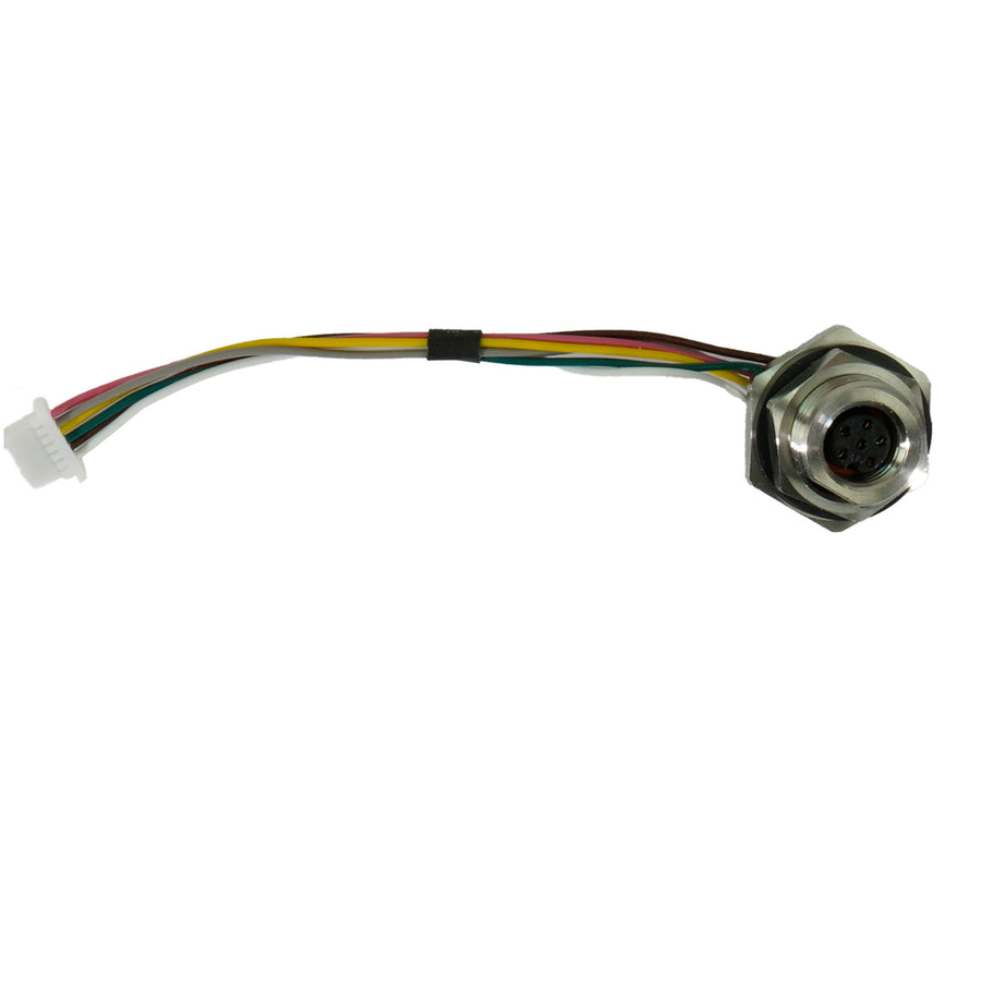 XP DEUS II RC 6-point charging connector close-up view