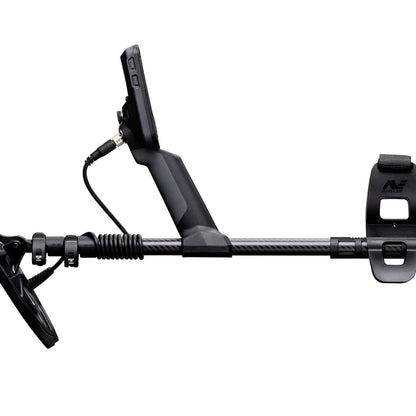 Minelab EQUINOX 900 collapsed to 24 in with 3-piece carbon fiber shaft