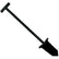 Close-up of NX-7 shovel blade showing double serrated cutting edges