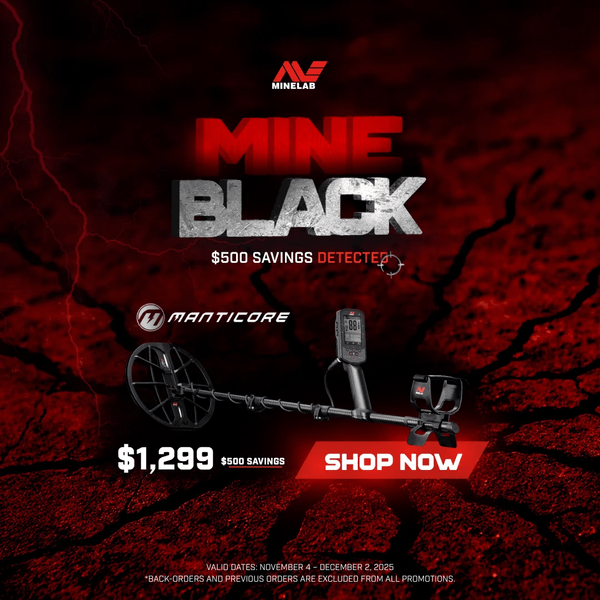 Save $500 on the Minelab Manticore Metal Detector