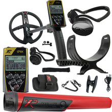 XP ORX Metal Detector Wireless Metal Detector with Back-lit Display, FX 03 Wired Headphones, and 9" X35 Search Coil + MI-6 Pinpointer