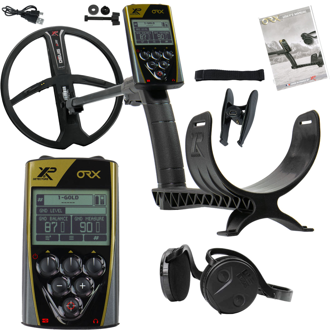 XP ORX Wireless Metal Detector with 9" X 35 Search Coil with WSAudio Headphones