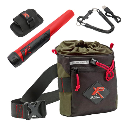 XP ICON Adventure Pack - Metal Detector with WSA-XL ST Headphones, MI-6 Pinpointer, Backpack and Finds Pouch