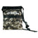 Front view of the camouflage finds pouch included in the Serious Detecting kit. 
