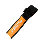 Orange Serious Detecting nylon belt sheath displaying durability and weather-resistant construction