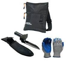 Serious Detecting Kit: Pouch, TerraX Digger, and Gloves for Treasure Hunting