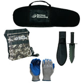 Serious Detecting Kit: Pouch, Carrybag, Cap, and Digger for Treasure Hunting