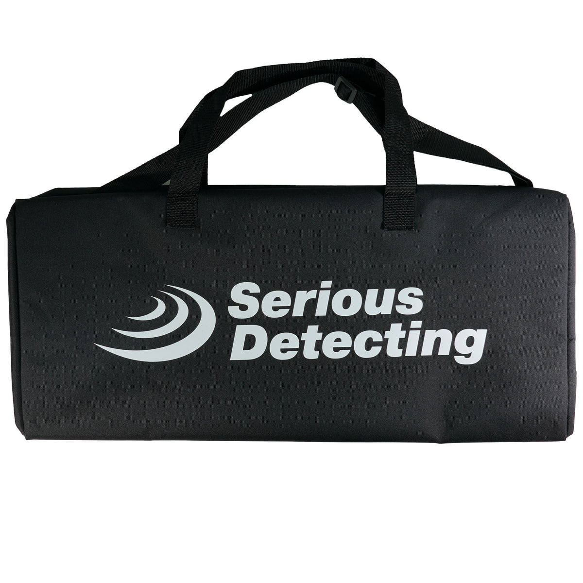 Black Serious Detecting padded carry bag with carry handles
