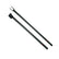 Steve's Detector Rods black carbon fiber 2-piece Manticore shaft showing twill pattern finish