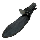 TerraX hand digger with belt sheath showing secure carry system