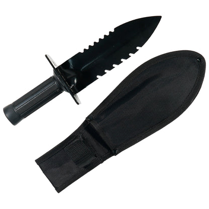 TerraX Heavy Duty Hand Digger - Shovel with Belt Sheath and Finds Pouch