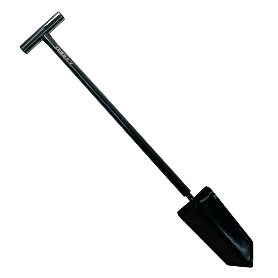 The Terrra X shovel included in the Serious Detecting kit. 