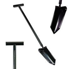 TerraX Master Digger - 34" Root Cutting Shovel with T-Handle - Ideal for Professional Landscaping, Gardening, Relic Hunting, Metal Detecting, and Gold Prospecting