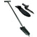 TerraX Master Digger serrated shovel and hand digger set with belt sheath