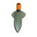 TerraX Digger with Orange rubber handle with silver double serrated edges backside