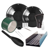 TerraX 14 pc Prospecting Kit: Complete Essentials for Successful Gold Hunting - Green, Black, Blue