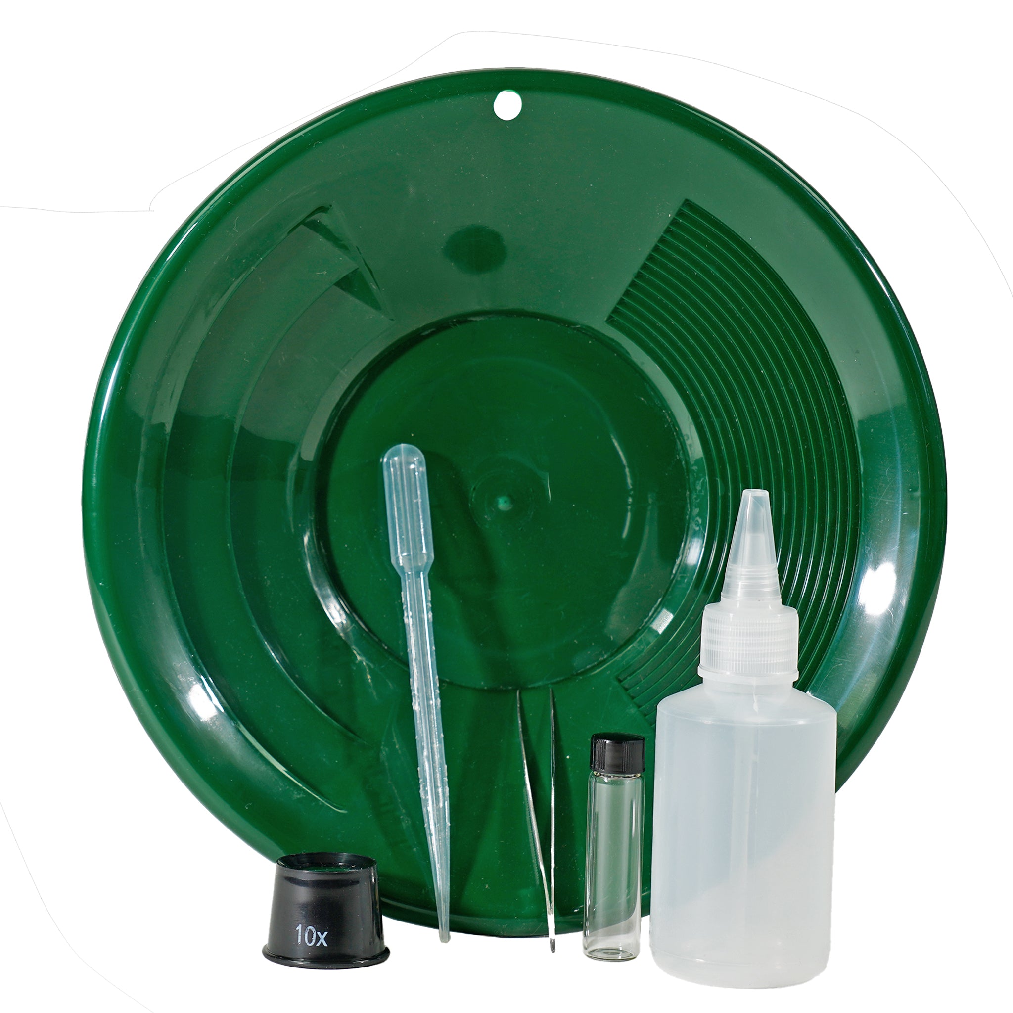 TerraX 6 pc Gold Panning Kit: Green, Black, Blue