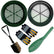 TerraX Field Prospecting Set – 2 Heavy-Duty Classifier, Premium Tri-Fold Serrated Shovel, Green Prospecting Scoop, and Serious Detecting Gloves