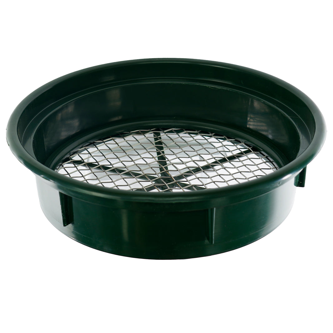 TerraX Field Prospecting Set – Heavy-Duty Classifier, Premium Tri-Fold Serrated Shovel, Green Prospecting Scoop, and Serious Detecting Gloves