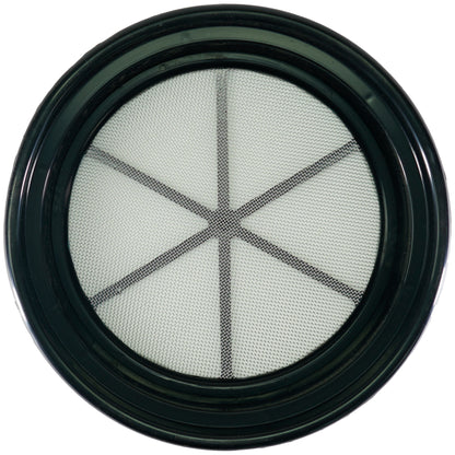 TerraX Black Plastic 13-1/4" Gold Sifting Pan Classifier - Multiple Mesh Sizes Available Made in the USA