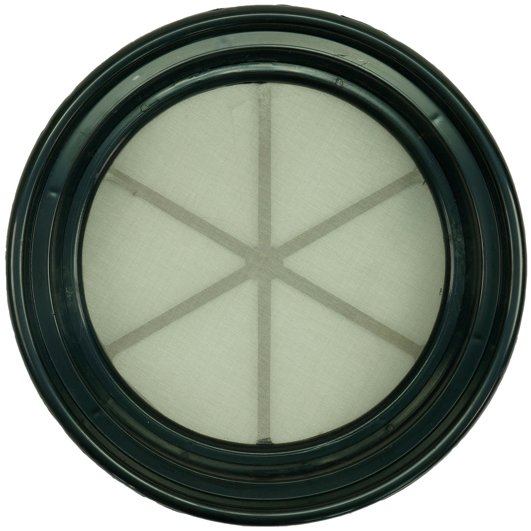 TerraX Black Plastic 13-1/4" Gold Sifting Pan Classifier - Multiple Mesh Sizes Available Made in the USA