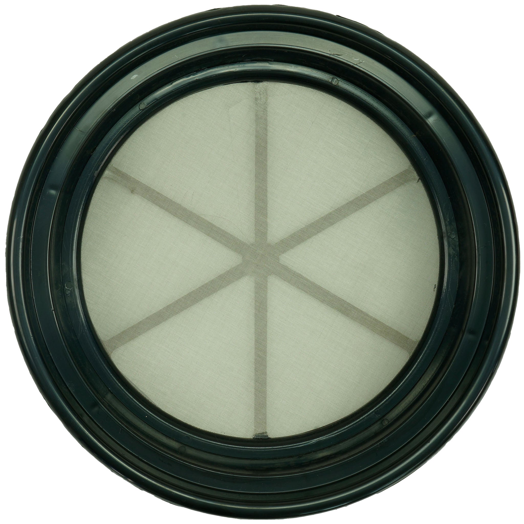 TerraX Black Plastic 13-1/4" Gold Sifting Pan Classifier - Multiple Mesh Sizes Available