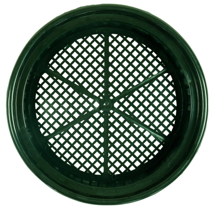 TerraX - 13 inch Classifier with 5/16 Holes - Green and Black